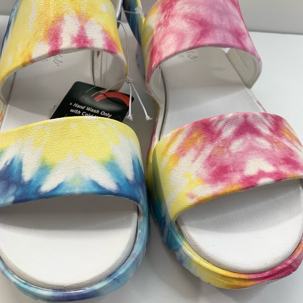 Skechers Foamies women’s sandals Tie Dye multi color size 10 - Picture 7 of 16